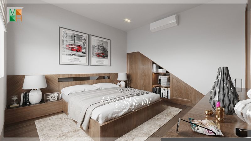 Phòng ngủ chung cư được thiết kế mang phong cách độc đáo đẹp xuất sắc vạn người mê.